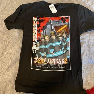 Funmation Japanese anime Fire Force t-shirt
